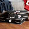 NFL Franklin Sports Pittsburgh Steelers Under The Bed Storage Bins - Large - 4 of 4