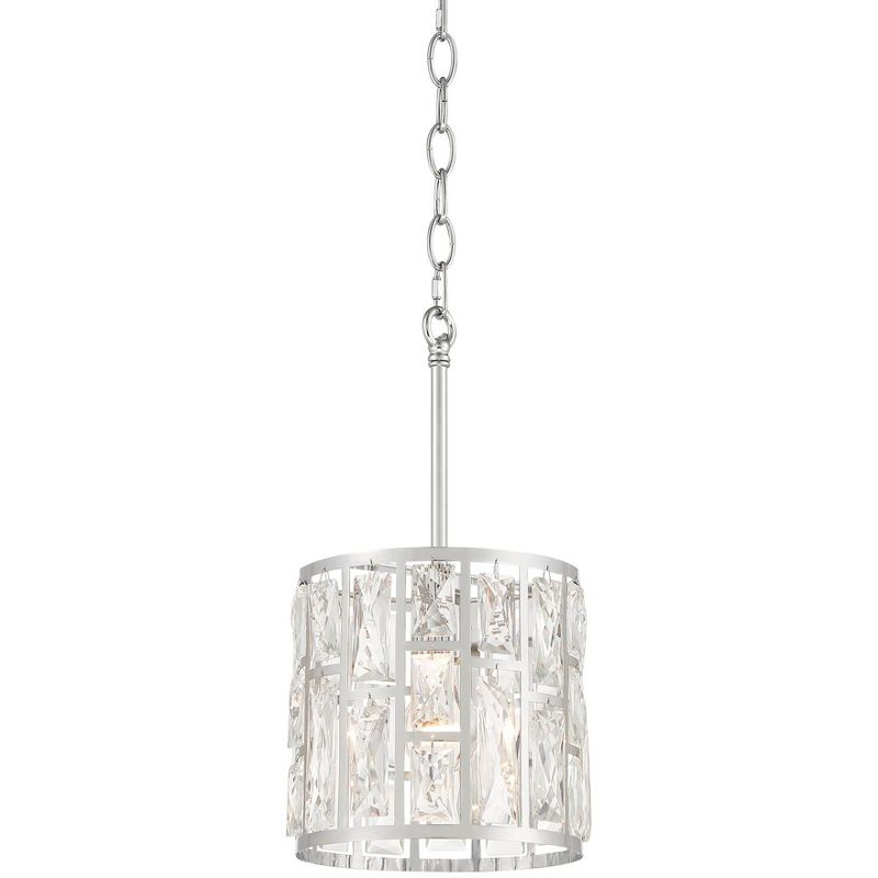 Vienna Full Spectrum Sofie Chrome Mini Pendant Light 8 1/2" Wide Modern Clear Crystal for Dining Room House Foyer Kitchen Island Entryway Bedroom Home, 1 of 10