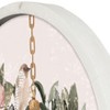 Creative Products Vintage Floral Birdcage 20 x 20 Round White Framed Print - 3 of 4