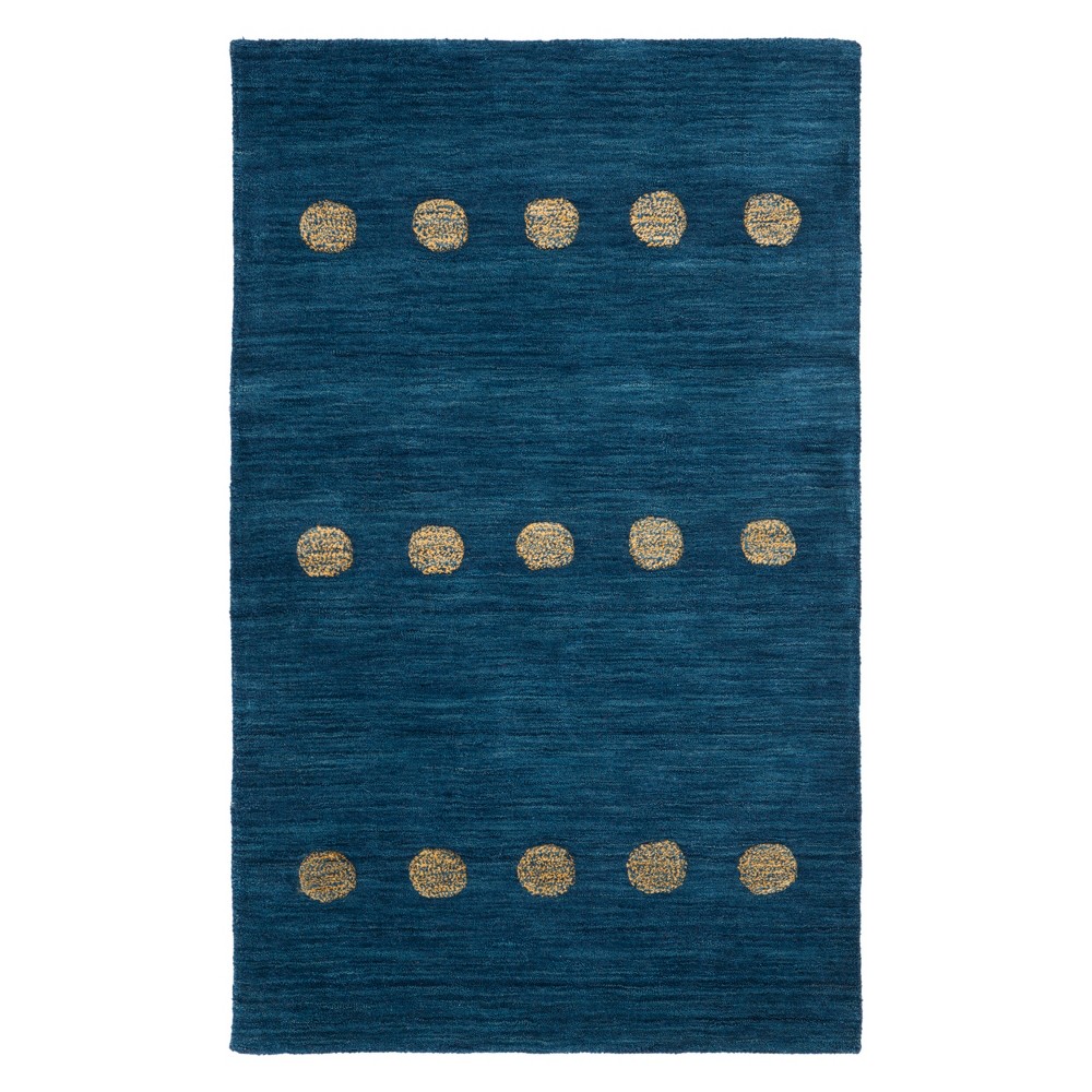 3'x5' Polka Dots Loomed Accent Rug Blue - Safavieh