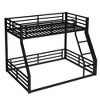 ORRD Twin XL over Queen Metal Bunk Bed Frame – Heavy Duty, Noise-Free, Black - 4 of 4