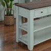 Mshliw 48 Inch Solid Pine Wood Top Console Table with 3 Drawers and 2 Shelves Entryway Sofa Table for Living Room Hallway Bedroom - 4 of 4