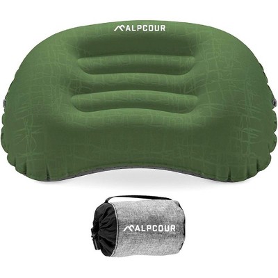 Alpcour Ultralight Inflatable Camping Pillow with Carry Case
