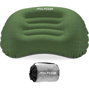 Alpcour Ultralight Inflatable Camping Pillow with Carry Case - 1 of 4