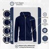 Galaxy By Harvic Boy's Slim Fit Fleece Lined Zip Up Hoodie - 3 of 4