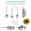 Best Choice Products Pretend Play Kitchen Wooden Toy Set for Kids w/ Telephone, Utensils, Oven, Microwave - 4 of 4
