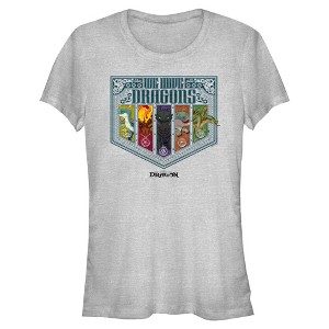 Juniors How to Train Your Dragon We Have Dragons Emblem T Shirt - 1 of 4