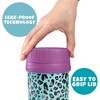Bentology Stainless Steel Insulated 13oz Lunch Jar Thermos for Kids-Cheetah- Leak-Proof Storage for Hot or Cold Food, Liquids w Wide Mouth- BPA Free - 2 of 4
