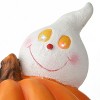 12" Happy Pumpkin and Ghost with LED Light - 3 of 4