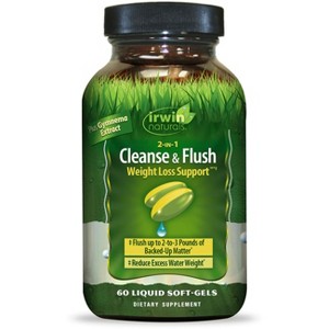 Irwin Naturals Weight Loss Supplements 2-IN-1 Cleanse & Flush Weight Loss. - 1 of 2