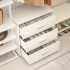 Aheaplus 68"-96" Closet Organizer with 6-Drawers,4 Clothing Rack - 4 of 4