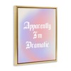 Stupell Industries Apparently I'm Dramatic Phrase, 21" x 17" - 3 of 4