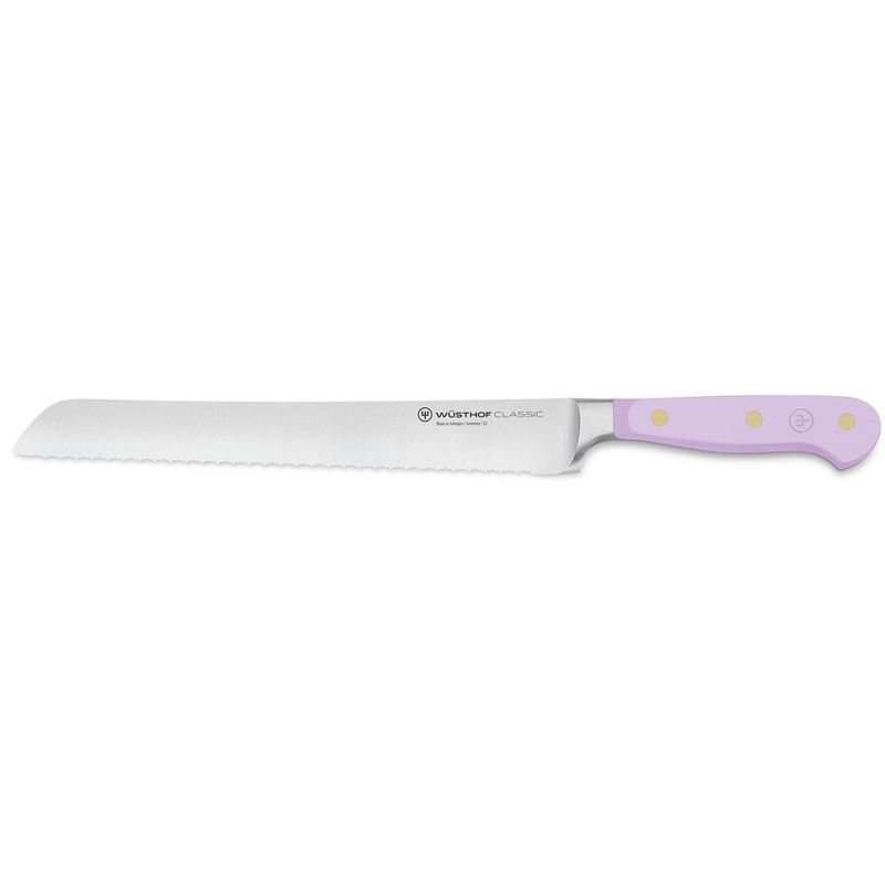 Wusthof Classic 9-Inch Double Serrated Bread Knife, Purple Yam, 1 of 5