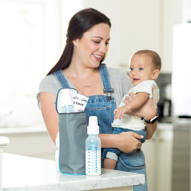 J.L. Childress Breastmilk Cooler & Baby Bottle Bag, Insulated & Leak Proof, Ice Pack Included, Single Bottle, 4 of 10