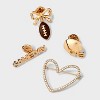 Game Day Pin Set 4pc - Universal Thread™ Gold - 2 of 2