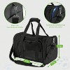 BABYYER Travel in Style: Portable Pet Carrier for Small Pets up to 15 Lbs- Airline Approved, Collapsible & Comfortable cat - 2 of 4