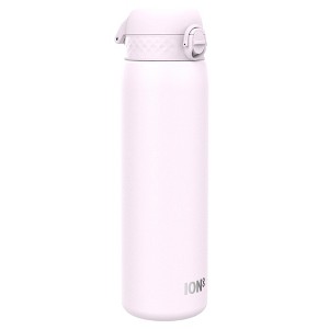 Ion8 Single Walled Stainless Steel Water Bottle - 40oz Pink 33oz - 1 of 4
