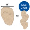 Steins Ultimate Comfort Gel Metatarsal Heel Pads for Shoes Women | Premium Ball of The Foot Shoe Inserts | All-Day Relief Anti-Slip Grip, - 4 of 4