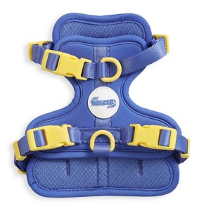 THE LICKER STORE Arlo Adjustable Soft Padded No Pull Pet Harness with 3 Buckles and 3 Leash Clips - 1 of 4