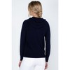 JENNIE LIU Women's 100% Pure Cashmere Long Sleeve Zip Hoodie Cardigan Sweater - 2 of 2