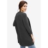 ellos Plus Size Open Front Waffle Cardigan - 3 of 4