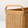 Large Rattan Storage Basket with Lid  - Hearth & Hand™ with Magnolia - 4 of 4