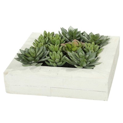 Artificial Wall Succulent Arrangement (12") - Vickerman