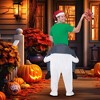 Forum Novelties Shoulder Riding Adult Costume: Snowman - image 4 of 4