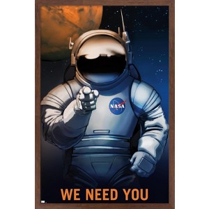 Trends International NASA - We Need You Framed Wall Poster Prints - 1 of 4