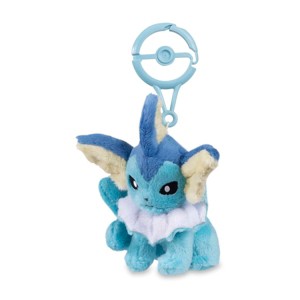 Pokemon Center Vaporeon Adventure Partners Plush Key Chain - 1 of 4