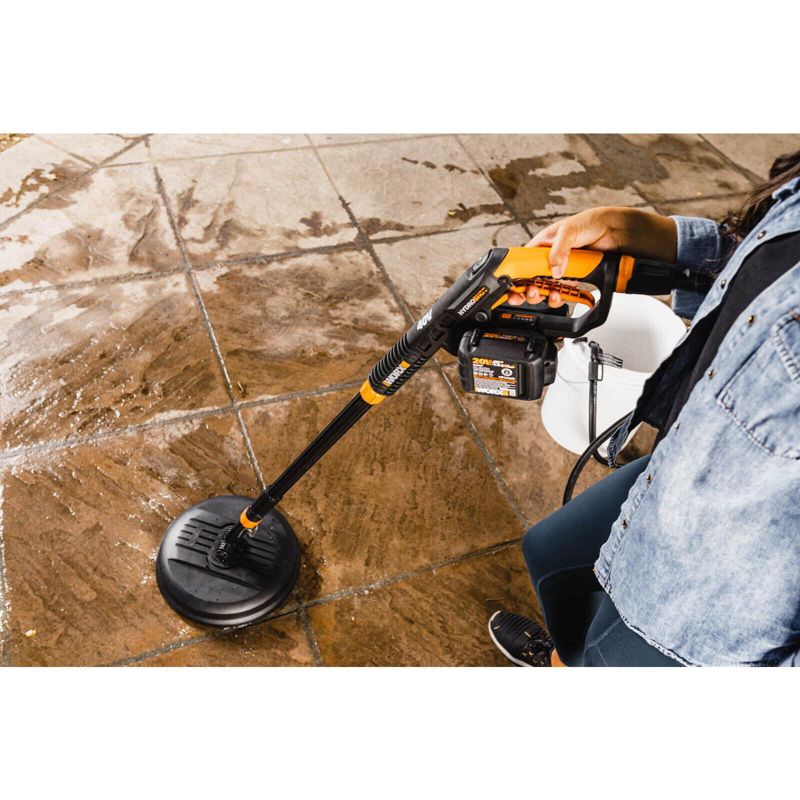 Worx WA1800 12in Hydroshot Patio Surface Cleaning Attachment (For Hydroshot Pressure Washers), 4 of 7