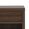 GlasFlength Nightstands Modern Mid Century Bedside Table with Single Drawer Simple Design for Bedroom Storage, Brown, 18.55"*16.15"*26.75" - 4 of 4