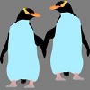 Adult Design By Humans Pride Penguins Holding Hands By mailboxdisco Racerback Tank Top - 2 of 2