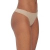 Skarlett Blue Women's Adorned Cotton Thong 371211, Cashmere, XL - 2 of 4