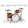 Gretsch Drums Renown 3-Piece Rock Shell Pack With 24" Bass Drum Satin Tobacco Burst - 2 of 2
