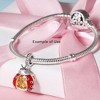 Red Lucky Ladybug Charm European Bead CZ Sterling Silver Ginger Lyne Collection - 3 of 4