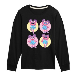 Boys' - Sesame Street - Abby Grid Long Sleeve Graphic T-Shirt - 1 of 3