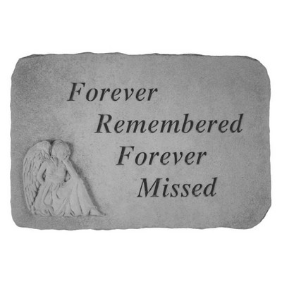 Kay Berry Design Toscano Forever Remembered: Angel Cast Stone Memorial Garden Marker