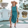 Women's Scoop Neck Side Slit Maxi Dress - Cupshe - 2 of 4