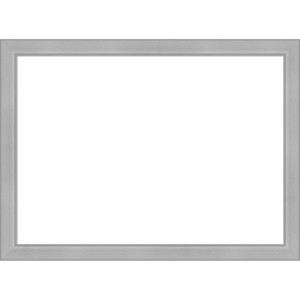 Amanti Art Vista Brushed Nickel Narrow Framed Magnetic Dry Erase Board - 1 of 4