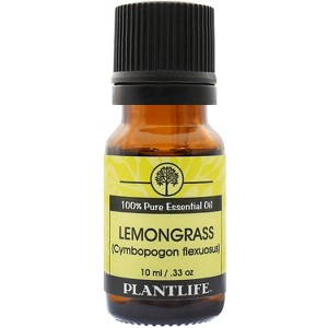 Plantlife Lemongrass Aromatherapy Essential Oil - Straight from The Plant 100% Pure Therapeutic Grade - No Additives or Filters - 1 of 3