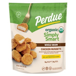 Perdue Simply Smart Organic Whole Grain Breaded Chicken Breast Nuggets - Frozen - 29oz - 1 of 4