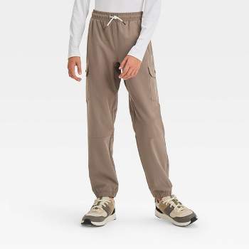 All In Motion-Womens Stretch Woven Tapered Cargo Pants-Light Olive