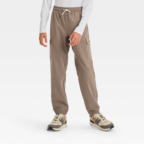 Men's Cotton Fleece Cargo Jogger Pants - All In Motion™ : Target