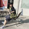Aesthetic Cute Messenger Bag for School Vintage Green Canvas Crossbody for Women Shoulder Laptop Bag - 4 of 4