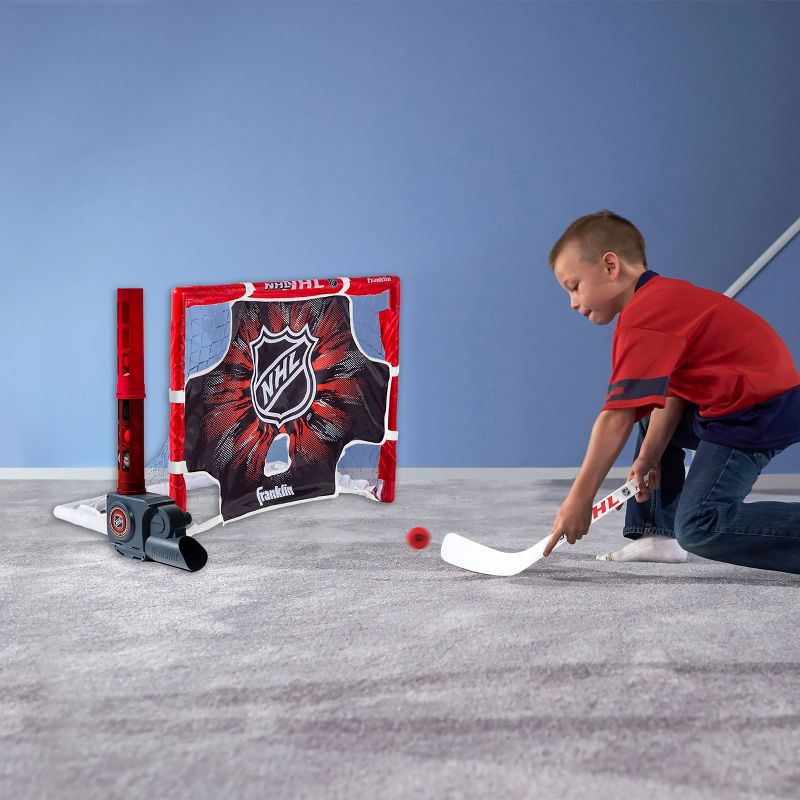 Franklin Sports Mini Hockey Automatic Passer Goal and Target Set, 4 of 6