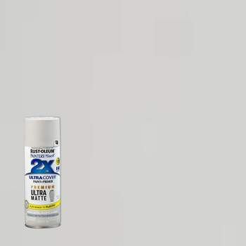 Rust-Oleum 12oz 2X Painter's Touch Ultra Cover Matte Spray Paint Gray