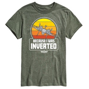 Men's - Top Gun - Because I Was Inverted Short Sleeve Graphic T-Shirt - 1 of 4