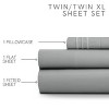 Solid 4 Piece Sheet Set Easy Care Ultra Soft Brushed Microfiber Bedding Deep Pocket Bed Sheets with Pillowcases  - Lux Decor Collection - 3 of 4