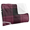 Fairmont State University Campus Plaid Spirit Silky Touch Super Soft Throw Blanket 50x60 - 3 of 4